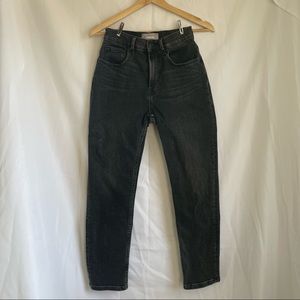 Everlane Washed Black Ankle Jeans Size 25